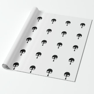 Papier Cadeau Crâne personnalisable avec cravate