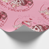 Papier Cadeau crâne stupide cupide coeur anti-valentine (Coin)