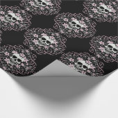 Papier Cadeau Crâne Vintage (Coin)