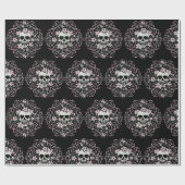 Papier Cadeau Crâne Vintage (Plat)