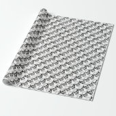 Papier Cadeau Crânes (Déroulé)