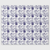 Papier Cadeau Crânes de punk rock avec des guitares (Plat)