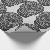 Papier Cadeau crânes enveloppant du papier (Coin)
