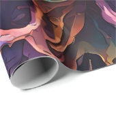 Papier Cadeau Crânes funky (Coin rond)