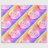 Papier Cadeau CRÂNEUR PÈRE NOËL - enveloppe de cadeau (Plat)