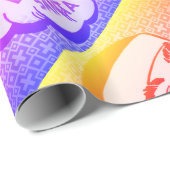 Papier Cadeau CRÂNEUR PÈRE NOËL - enveloppe de cadeau (Coin rond)