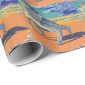 Papier Cadeau Crapaud corné du Texas (Coin rond)