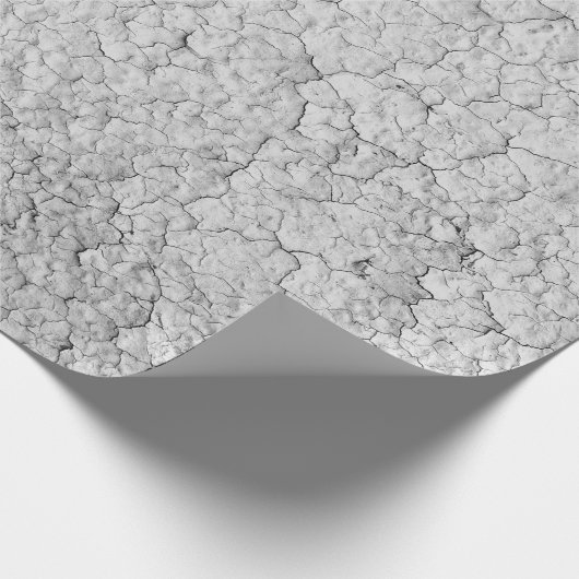 Papier Cadeau Craquelure Texture Sur Gris (Coin)