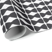 Papier Cadeau Cravate Bow noir_2 Papier d'enveloppement (Coin rond)