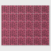 Papier Cadeau Cravate Colombienne, Méthode d'Exécution (Plat)