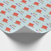 Papier Cadeau Cravate Wonka Top Hat & Bow (Coin)