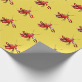 Papier Cadeau Crawdad du sud d'ébullition d'écrevisses (Coin)