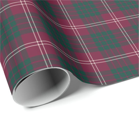 Papier Cadeau Crawford Clan Tartan (Coin rond)