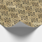 Papier Cadeau CrawSpider Floral Halloween Motif (Coin)