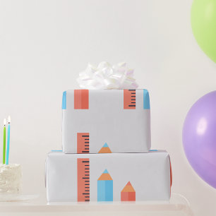 Papier Cadeau Crayon de mesure