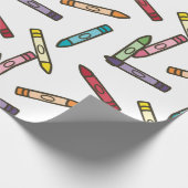 Papier Cadeau Crayons de couleur (Coin)