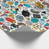 Papier Cadeau Crazy head (Coin)