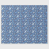Papier Cadeau Crazy Maths Symbols - Blue (Plat)