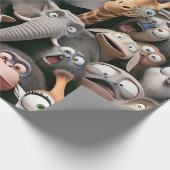 Papier Cadeau Crazy Wildlife Group (Coin)