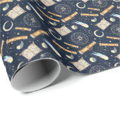 Papier Cadeau Create Your Own Astrological Studies Celestial (Coin rond)