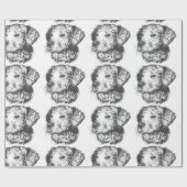 Papier Cadeau Create Your Own Pet Dog Customized (Plat)