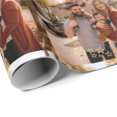 Papier Cadeau Create Your Own Photo Wrapping Paper (Coin rond)