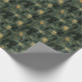 Papier Cadeau Create Your Own Teal Gold Magic Text Black (Coin)