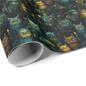 Papier Cadeau Create Your Own Whimsical Fantasy Creatures (Coin rond)