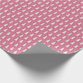 Papier Cadeau Create Your Own White Pine Tree Pink (Coin)
