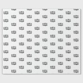Papier Cadeau Create Your Own Wrapping Paper, Your Logo Here (Plat)