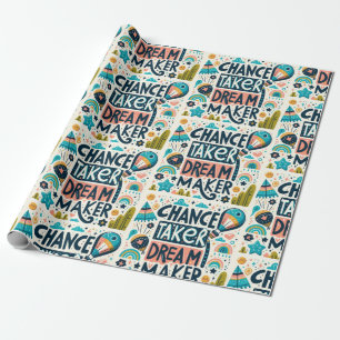 Papier Cadeau Créateur de rêves de faiseur de chance