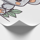 Papier Cadeau Création de Koala Vector Magique Kawaii (Coin)