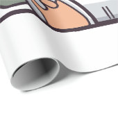 Papier Cadeau Création de Koala Vector Magique Kawaii (Coin rond)