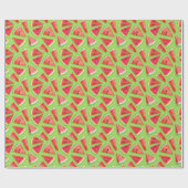 Papier Cadeau Création de motif de pastèque 3 (Plat)