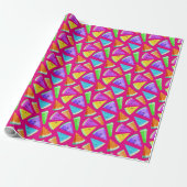 Papier Cadeau Création de motif de pastèque 9 (Déroulé)