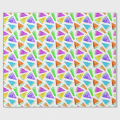 Papier Cadeau Création du Motif de pastèque 6 (Plat)
