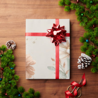 Papier Cadeau création florale