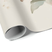 Papier Cadeau création florale (Coin rond)