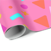 Papier Cadeau Création géométrique de la figure 4 (Coin rond)