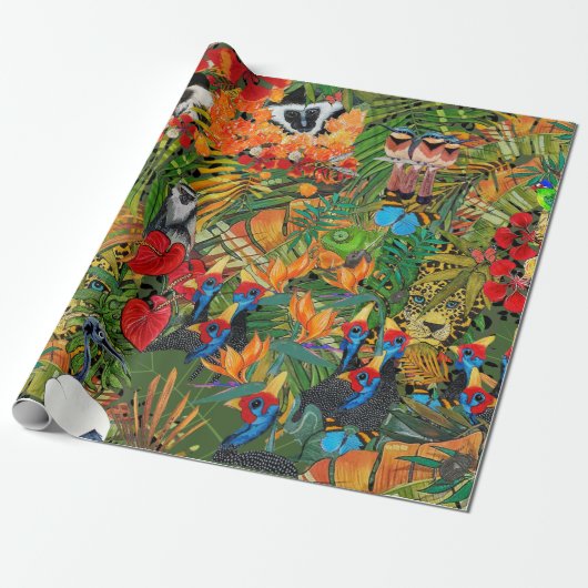 Papier Cadeau Création Sauvage (Déroulé)