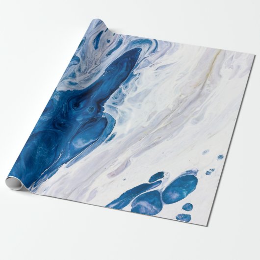 Papier Cadeau Creative abstract hand painted background, wallpap (Déroulé)