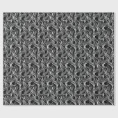 Papier Cadeau Creative Black and White Seamless Abstraction (Plat)