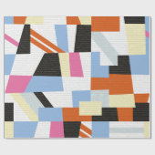 Papier Cadeau Creative geometric shapes, length pattern design (Plat)