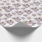 Papier Cadeau Créature Monstre de Jogging Heureuse (Coin)