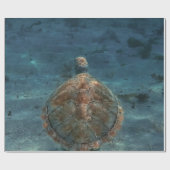 Papier Cadeau Créatures de la mer cool (Plat)