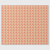 Papier Cadeau Créatures de la mer Pastel (Plat)