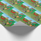 Papier Cadeau Créatures de région boisée (Coin)