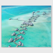 Papier Cadeau Créatures marines (Plat)