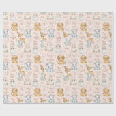 Papier Cadeau Créée avec Crainte et Admiration : Bébé Fille Chré (Plat)