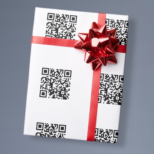 Papier Cadeau Créer instantanément un code QR avec Motif en mosa